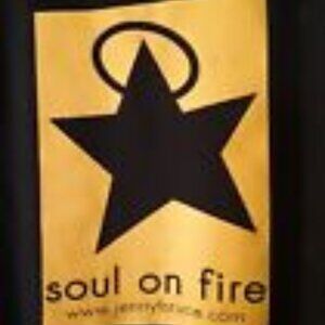 JENNY BRUCE-Soul On Fire T-SHIRT (Black-Med) (NEW) NYC Singer Songwriter GHOSTE